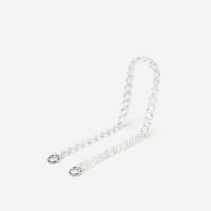 Correa De Cadena JW PEI Tara Laser Transparent Acrylic Mujer Blancos | 1028OUYMD