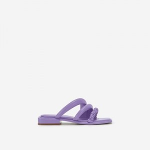 Mulas JW PEI Jada Flat Mujer Morados | 9271NIVDY