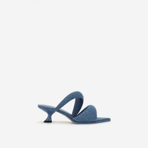 Mulas JW PEI Sara Denim Mujer Azules | 0629TPJDK
