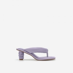 Sandalias JW PEI Talia Puffed Mujer Morados | 2973CXOFL