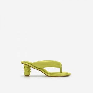 Sandalias JW PEI Talia Puffed Mujer Verde Oliva | 4361LOGQD