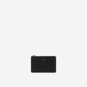 Tarjeteros JW PEI Quinn Zipped Mujer Negros | 4613CGVTO