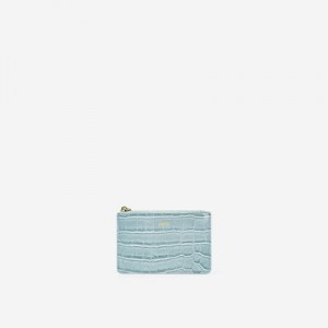 Tarjeteros JW PEI Quinn Zipped Mujer Turquesa | 0279IELGF